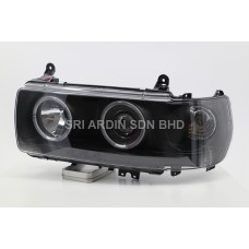 Toyota Land Cruiser FJ80 / FJ82 94 Projector Head Lamp with Ring { 1 Pair Left & Right } Toyota Land Cruiser FJ80 / FJ82 94 Projector Head Lamp with Ring { 1 Pair Left & Right }